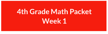 4th grade math packet week 1