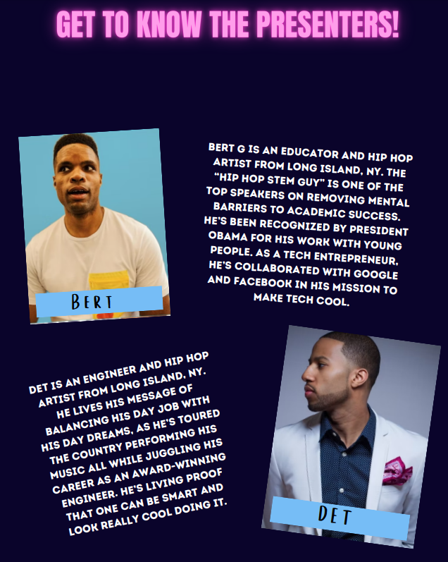 Get to know the presenters Get to know the presenters