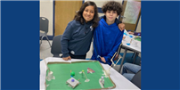 Students with their Mini Golf design. thumbnail258737