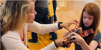 The Rocky Point Music Department hosted a series of “Introduction to the Instrumental Program” workshops for Joseph A. Edgar Intermediate School’s 3rd grade students. thumbnail259725