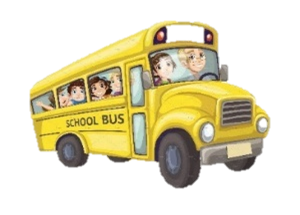 clipart bus facing right