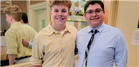 Brandon Rivas and Jaden Rundnicki standing together. thumbnail267149