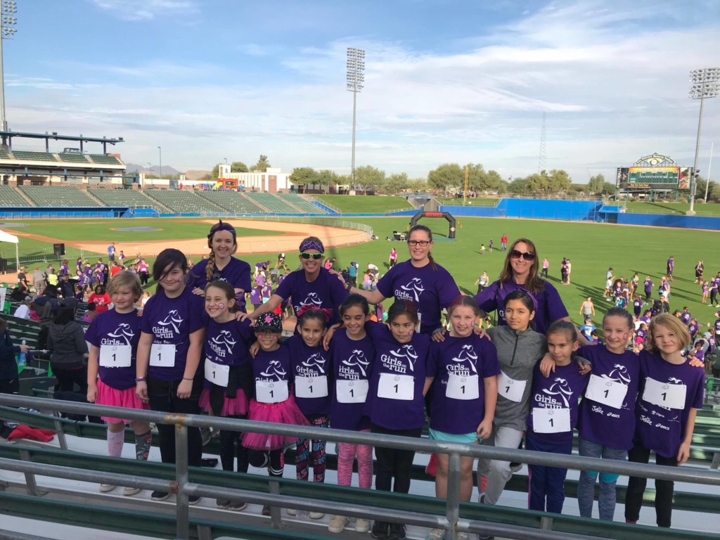 Girls on the Run group 