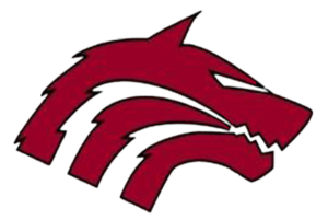 WGHS Logo red wolf graphic