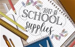 School Supplies 2017-2018 School Supplies 2017-2018