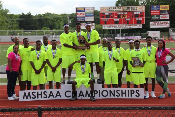 Cleveland NJROTC Academy’s Boys Track Team Wins Class 2 State Championship