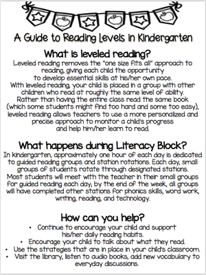 Leveled Reading Leveled Reading