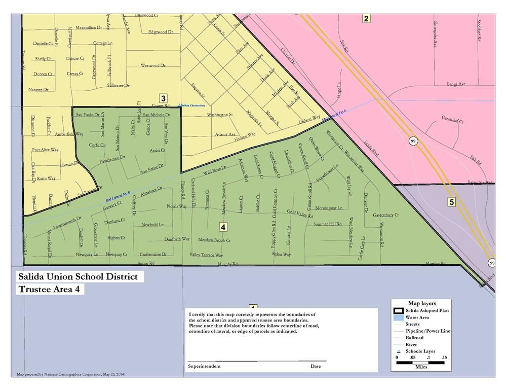  Trustee Area #4 Map