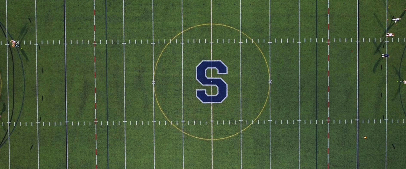 Aerial View of Deconto Field at Sandwich Middle High School