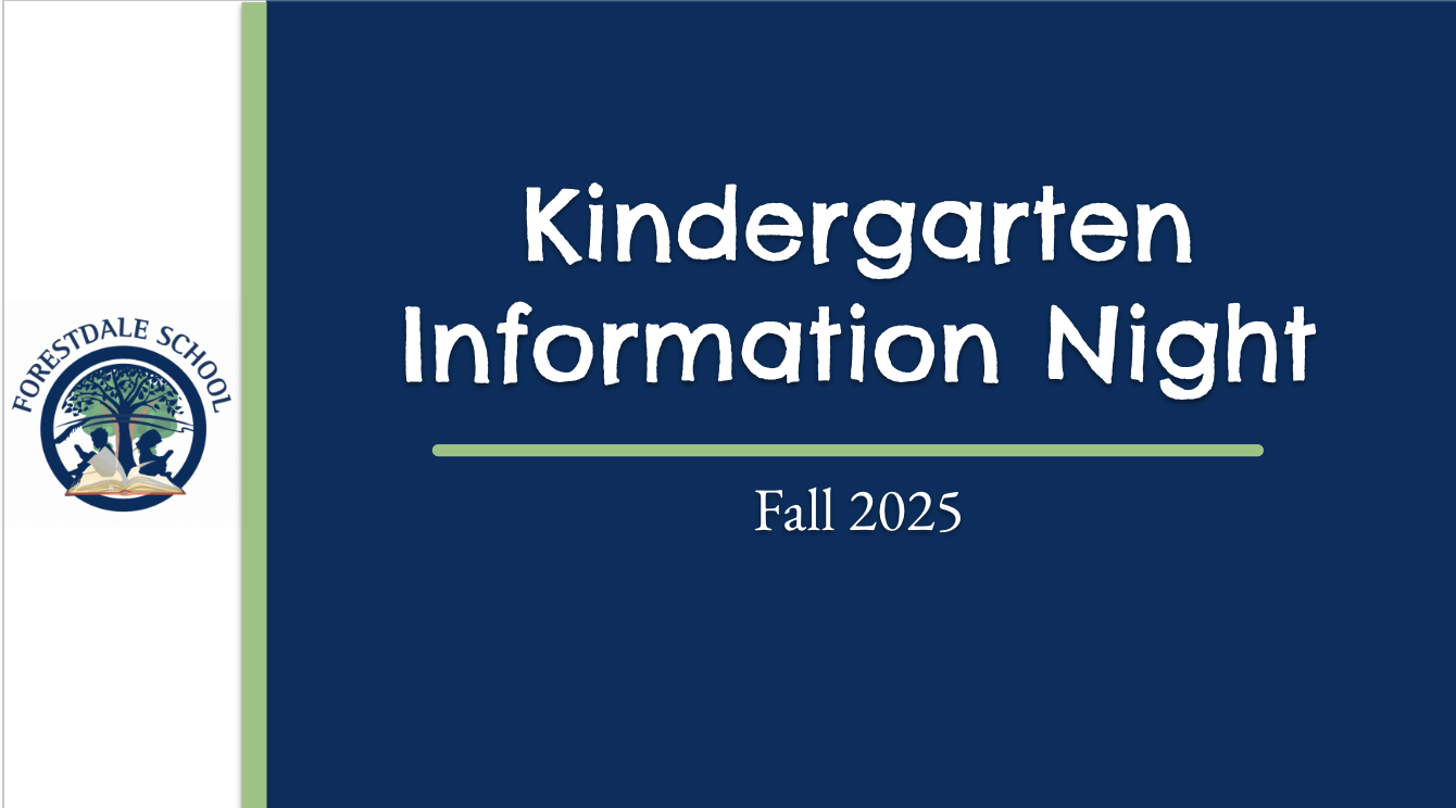 This is the image for the news article titled Kindergarten Information Night 2025