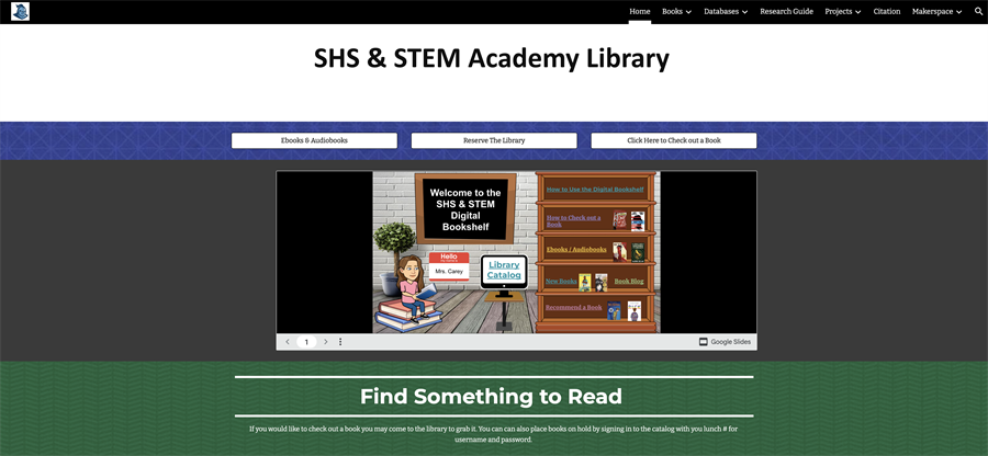 SMHS Library Google Site