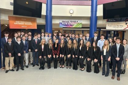 This is the image for the news article titled SMHS's DECA Dominates