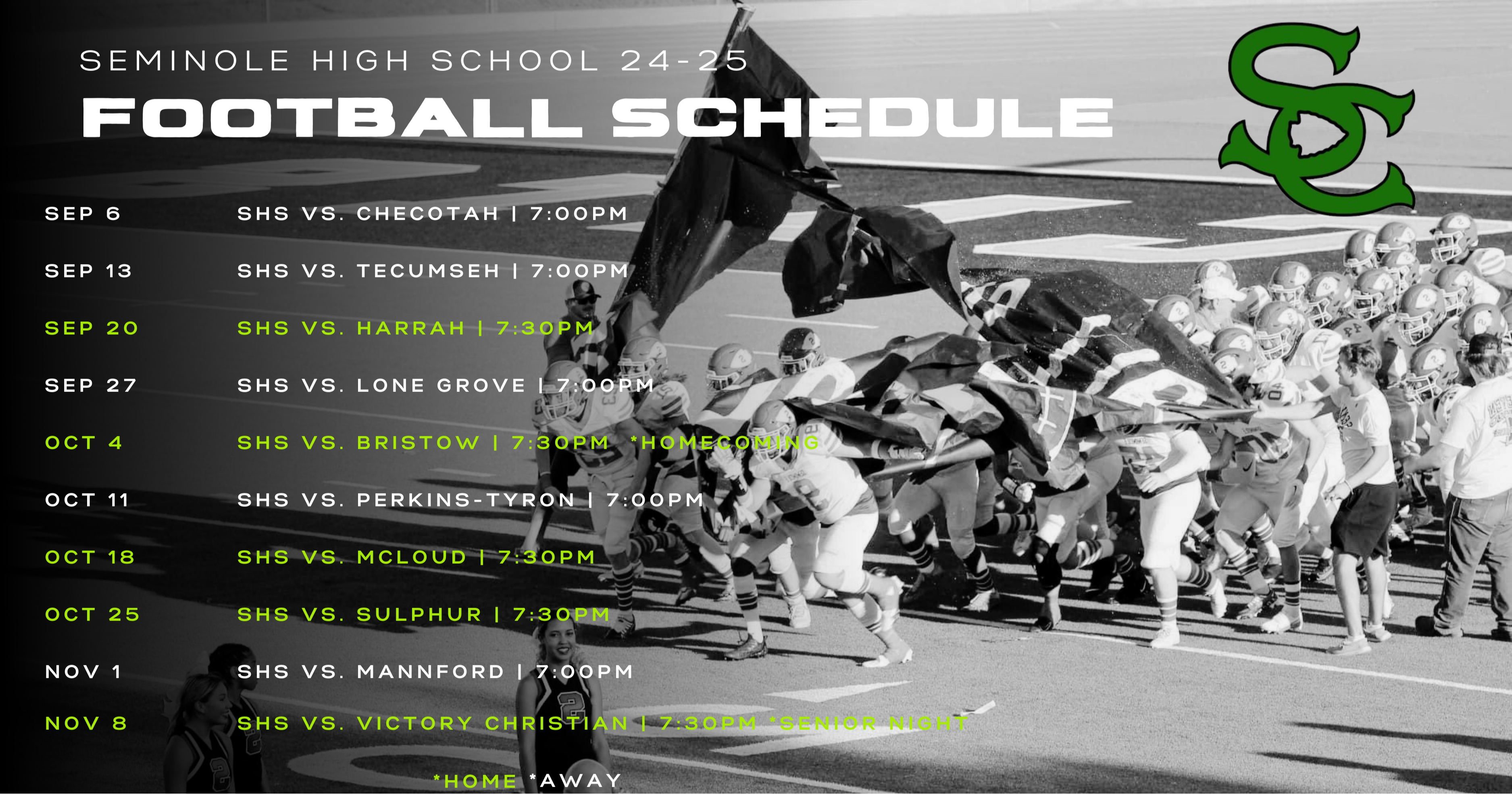 Football Schedule - 2024