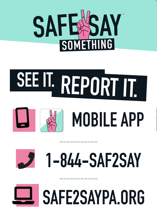 Safe2Say Something Flyer