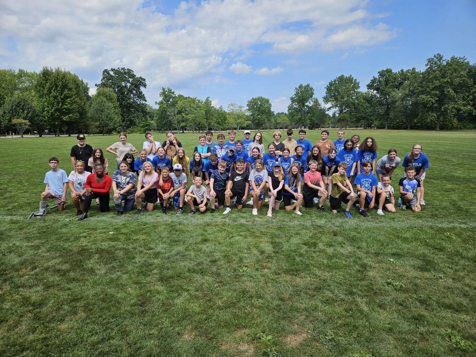 2024 Middle School House Roll-out picnic at Buhl Park