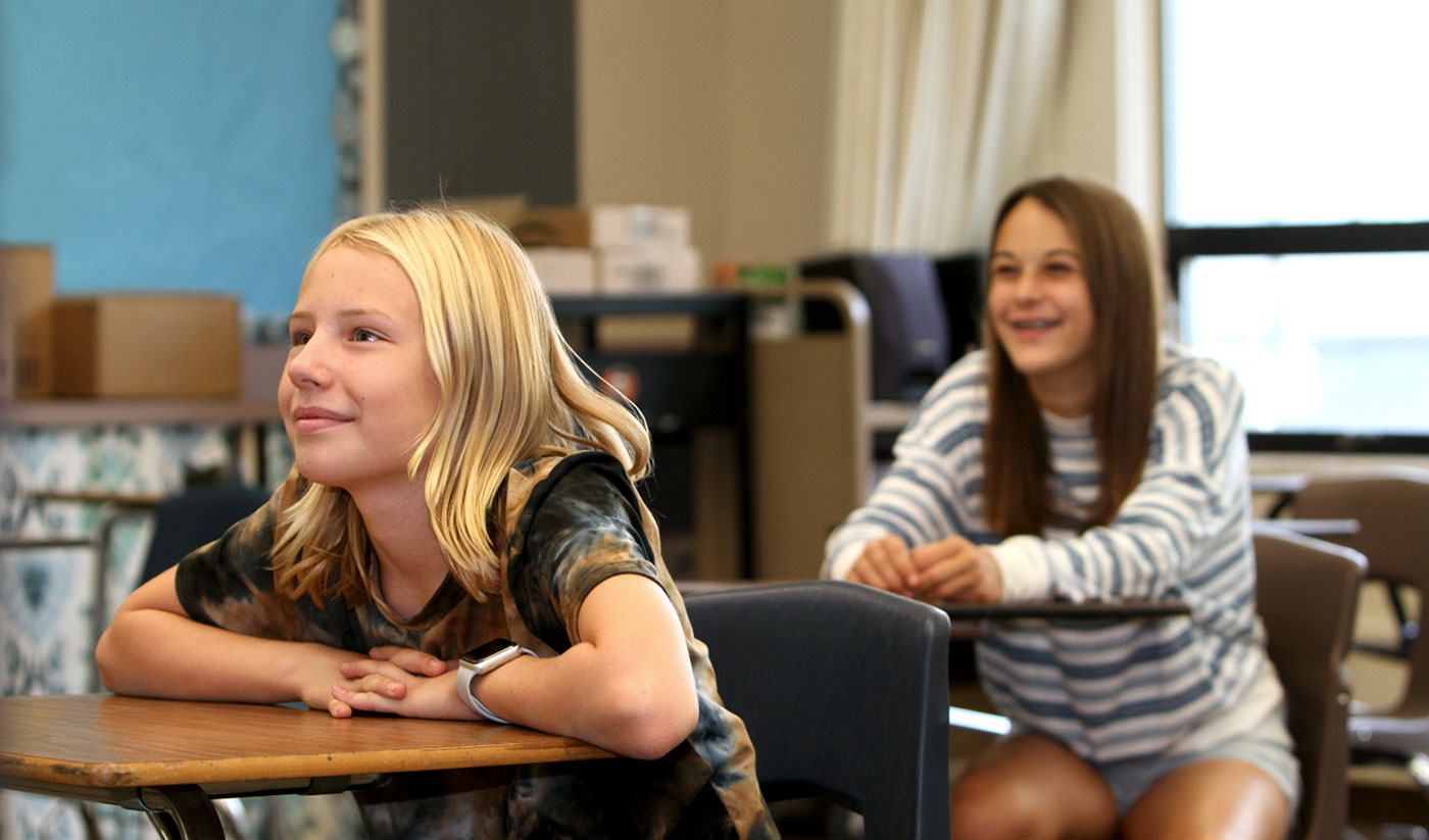 students in classroom