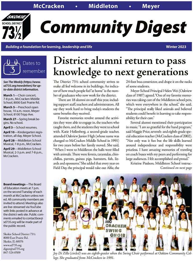 Winter 2023 Community Digest