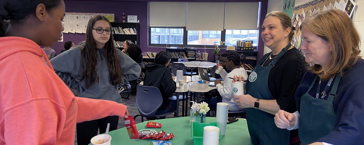 "Starbooks" Cafe in Ms. Di Zillo's ELA class