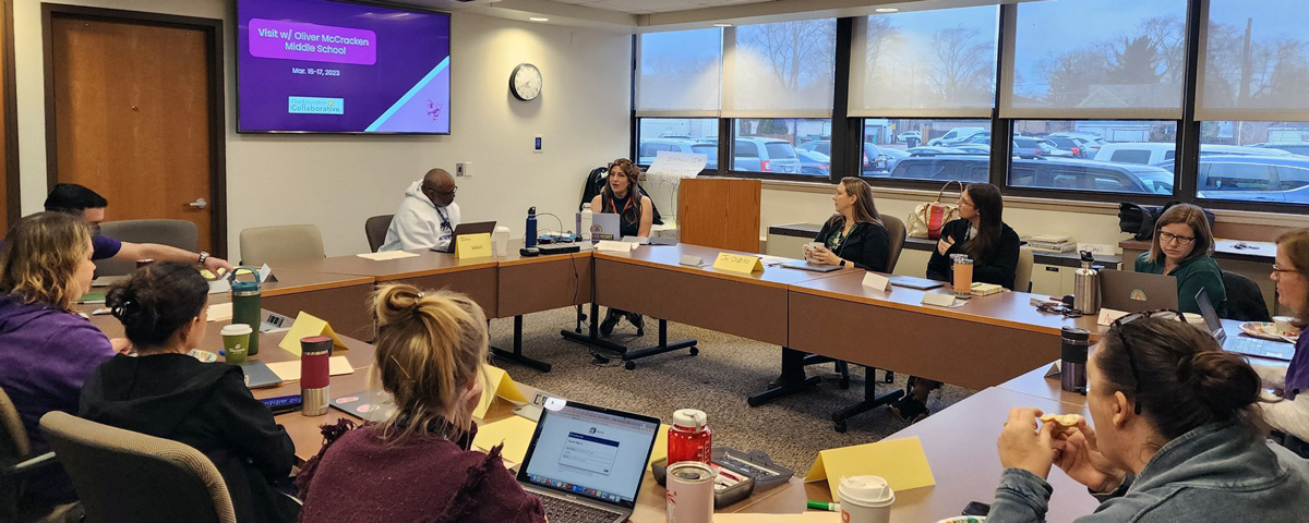 District staff gathered for professional development