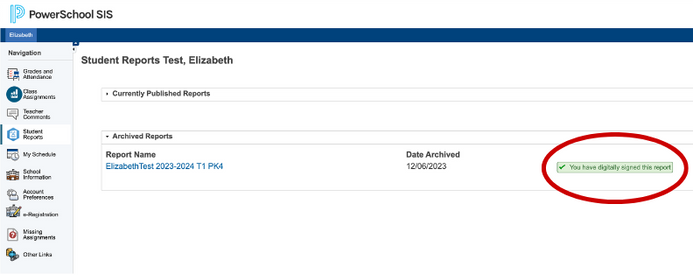Infographic: You have digitally signed the report