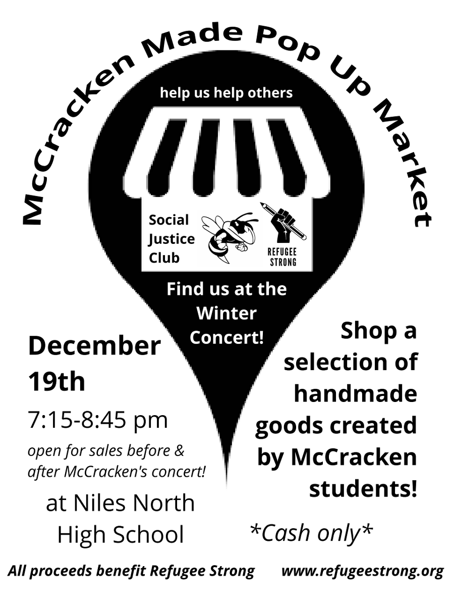 McCracken Made Pop Up Market flyer