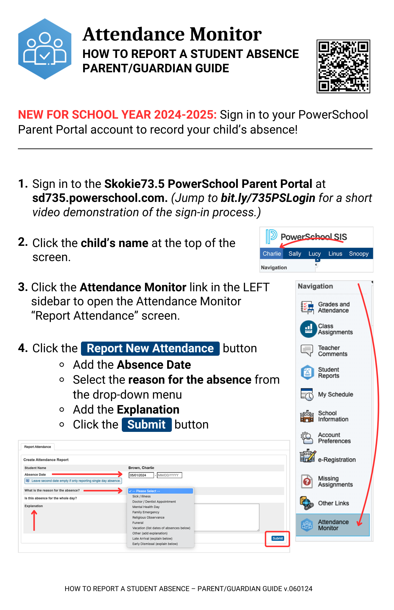 Attendance Monitor Visual Aid