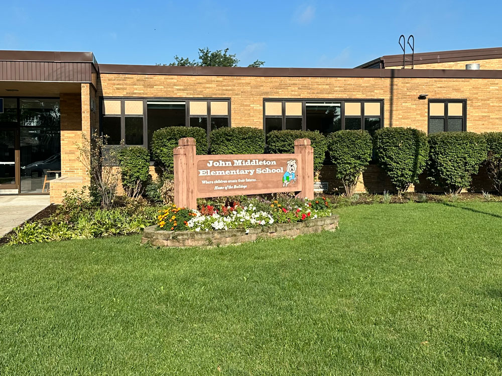 Photo of Middleton School landscaping
