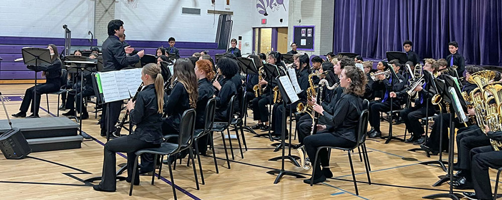 Photo of McCracken band in performance