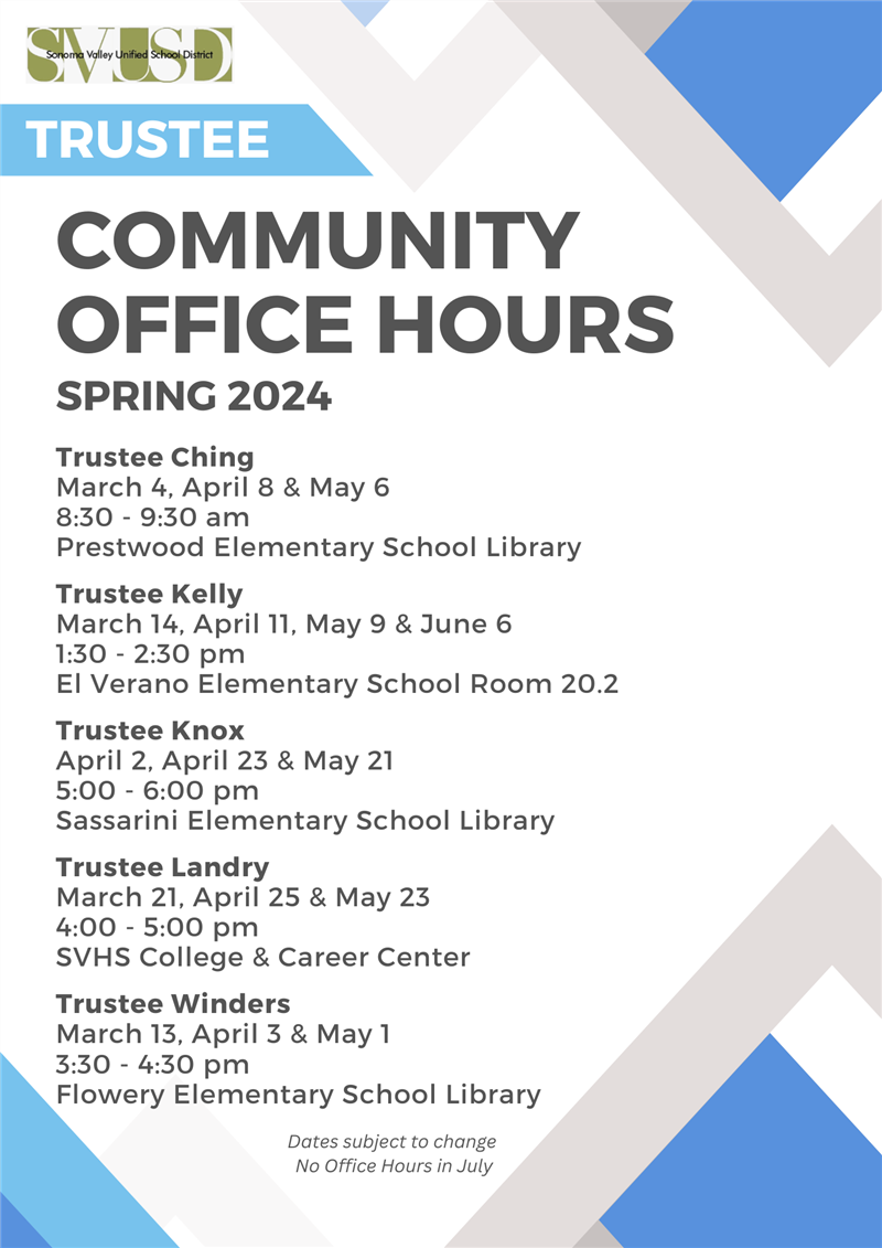 Trustee Office Hours 