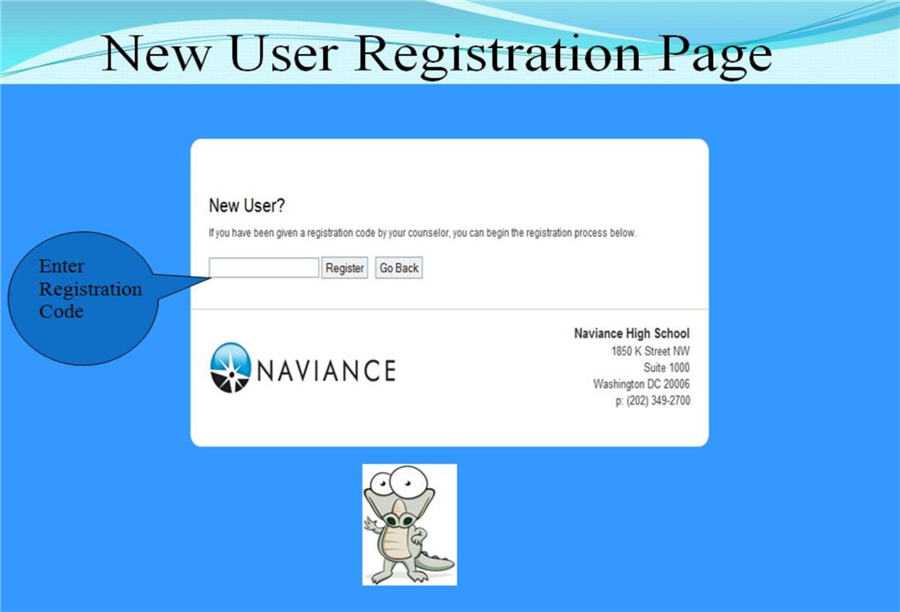 New user Registration Page image 