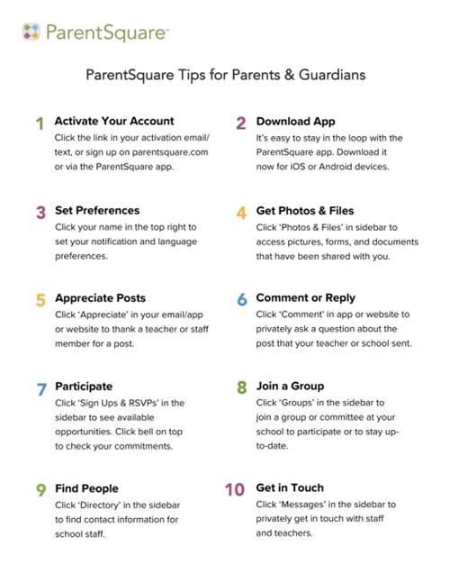 Tips for parents & guardians (English)