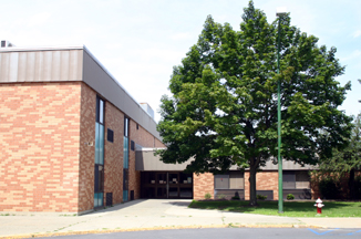 Roessleville school building facade