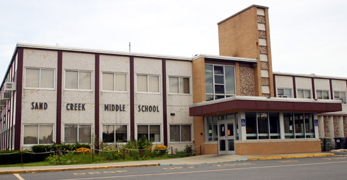 Sand Creek building facade