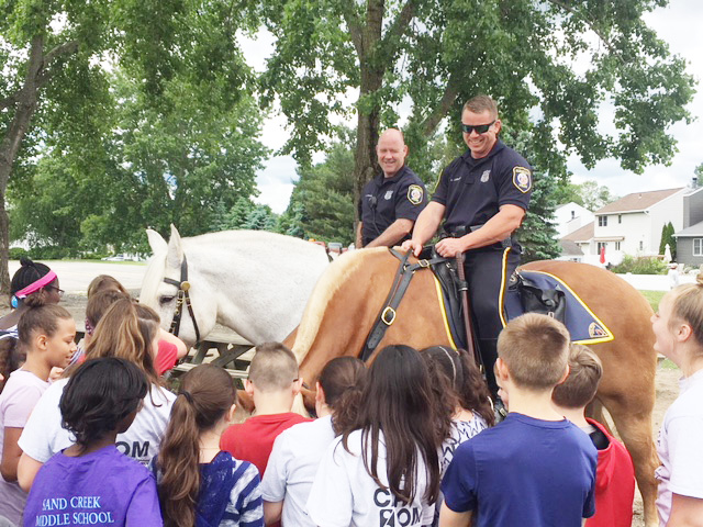 police officer on horseback