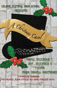 Christmas carol poster