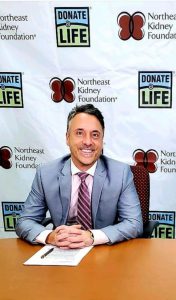 Mr. Aidala emceeing the 2020 Northeast  Kidney Foundation virtual fundraiser).