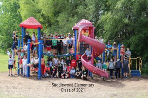 Saddlewood Elementary Class of 2021 group photo. Image courtesy of South Colonie parent Terri Waite.