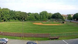 New grass and irrigation system at the Colonie Central High School Baseball Field