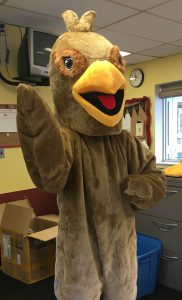 Forest Parks mascot, Freddie the Falcon