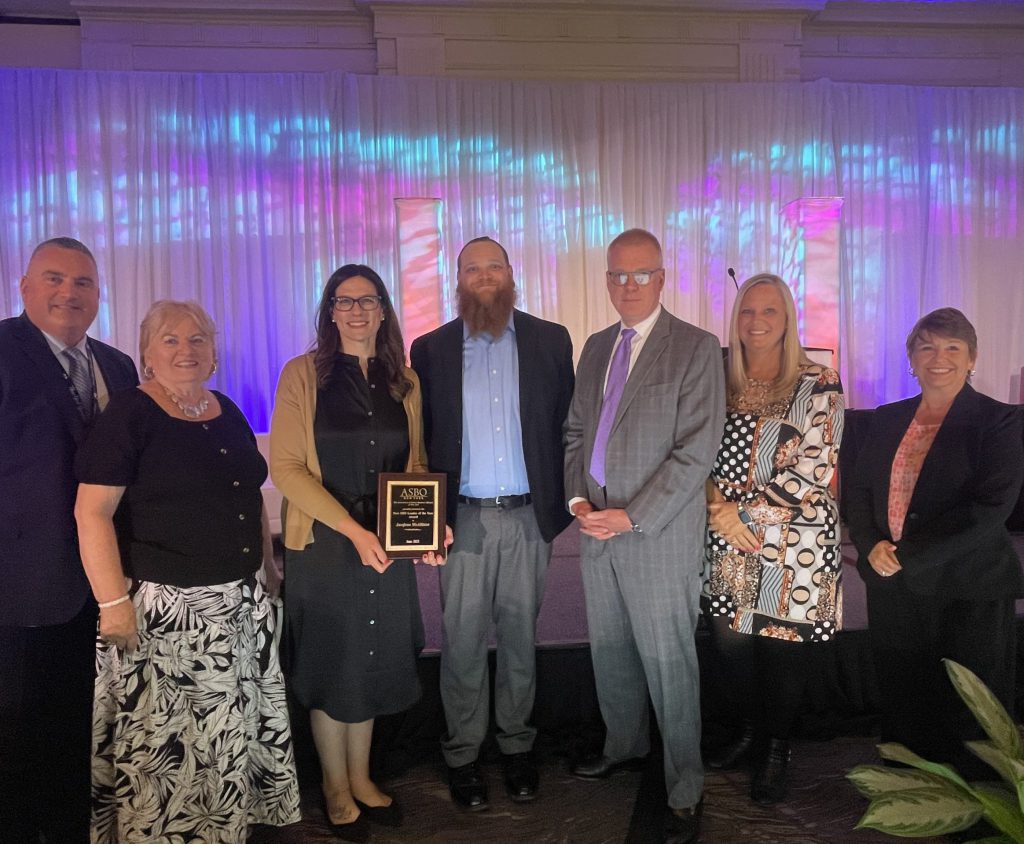 Pictured left to right: Dr. David Perry, Barbara Perry, Jacqlene McAllister, Pat McAllister, Timothy Backus,  Amber Lanigan and Stephanie Cogan.