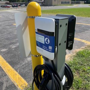 picture of EV charging station