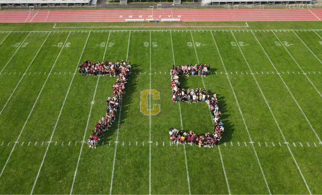 giant 75 created out of students