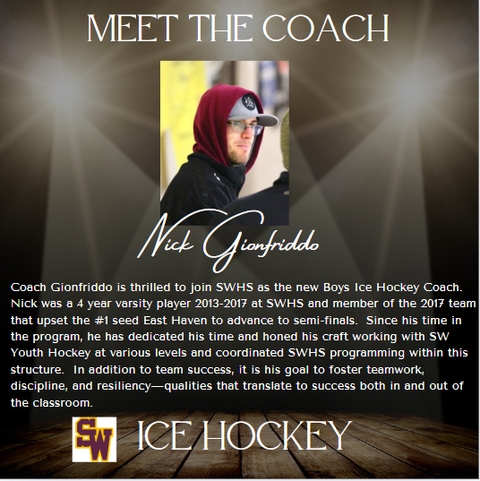 Boys Ice Hockey Meet the Coach