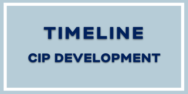 Timeline to develop capital improvement project