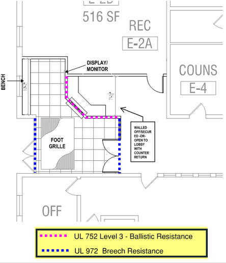 Munn vestibule layout