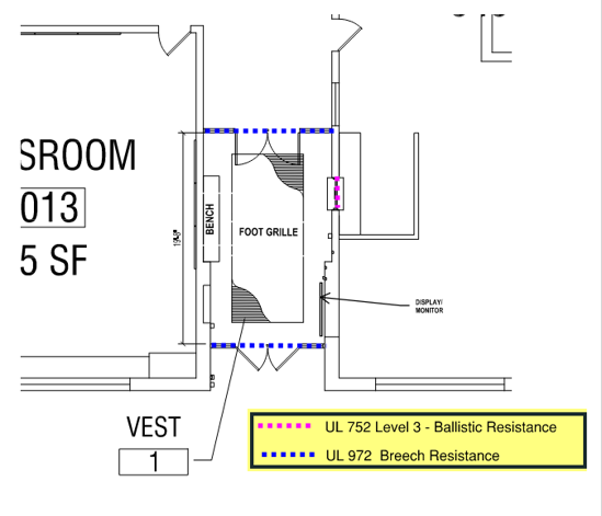 Taylor vestibule layout