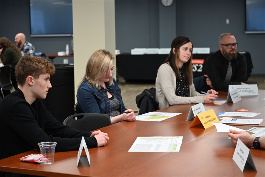 Photo of long-range planning Cosgrove team