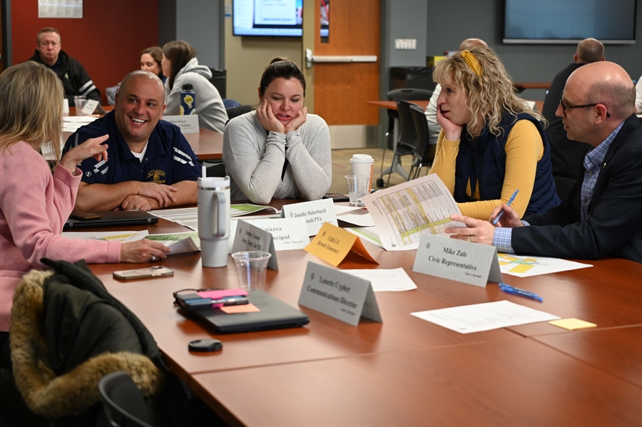 Photo of long-range planning Bernabi team