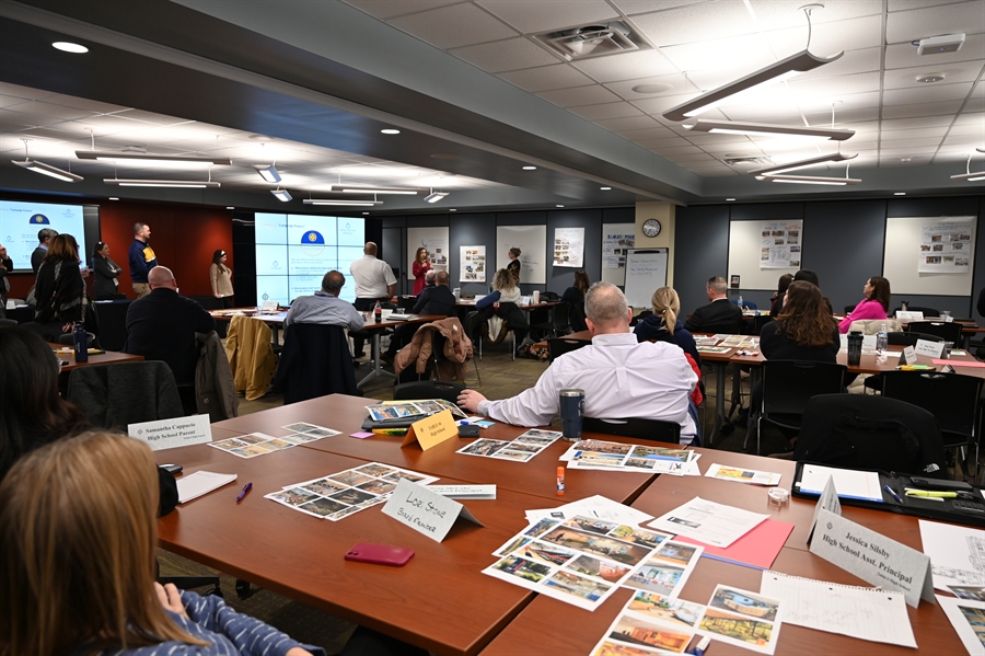 Photo of long-range planning meeting