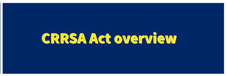 CRRSA Act overview